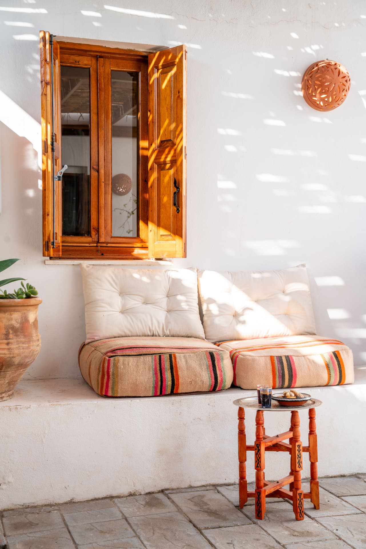 Shared outdoor spaces — Villa Vasoula Lindos
