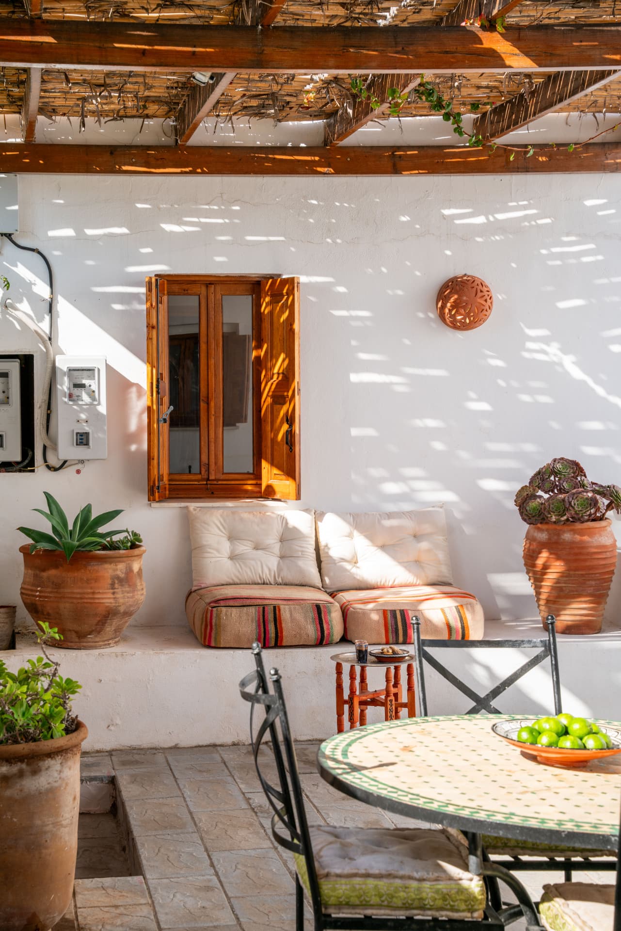Shared outdoor spaces — Villa Vasoula Lindos